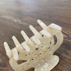 🐚 Hair clip in marble effect